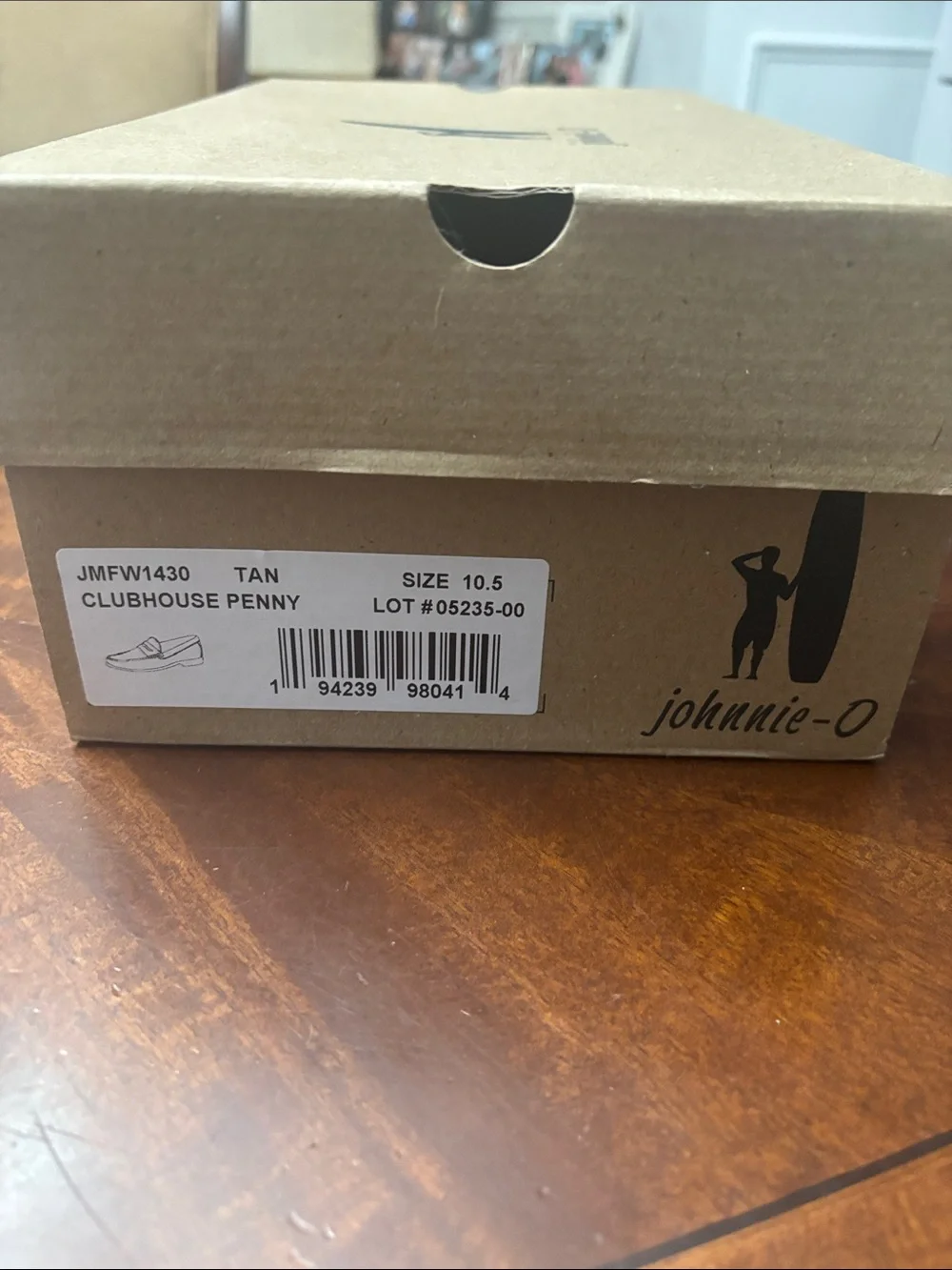 Johnnie-O Clubhouse Penny Loafer Tan Size 10.5